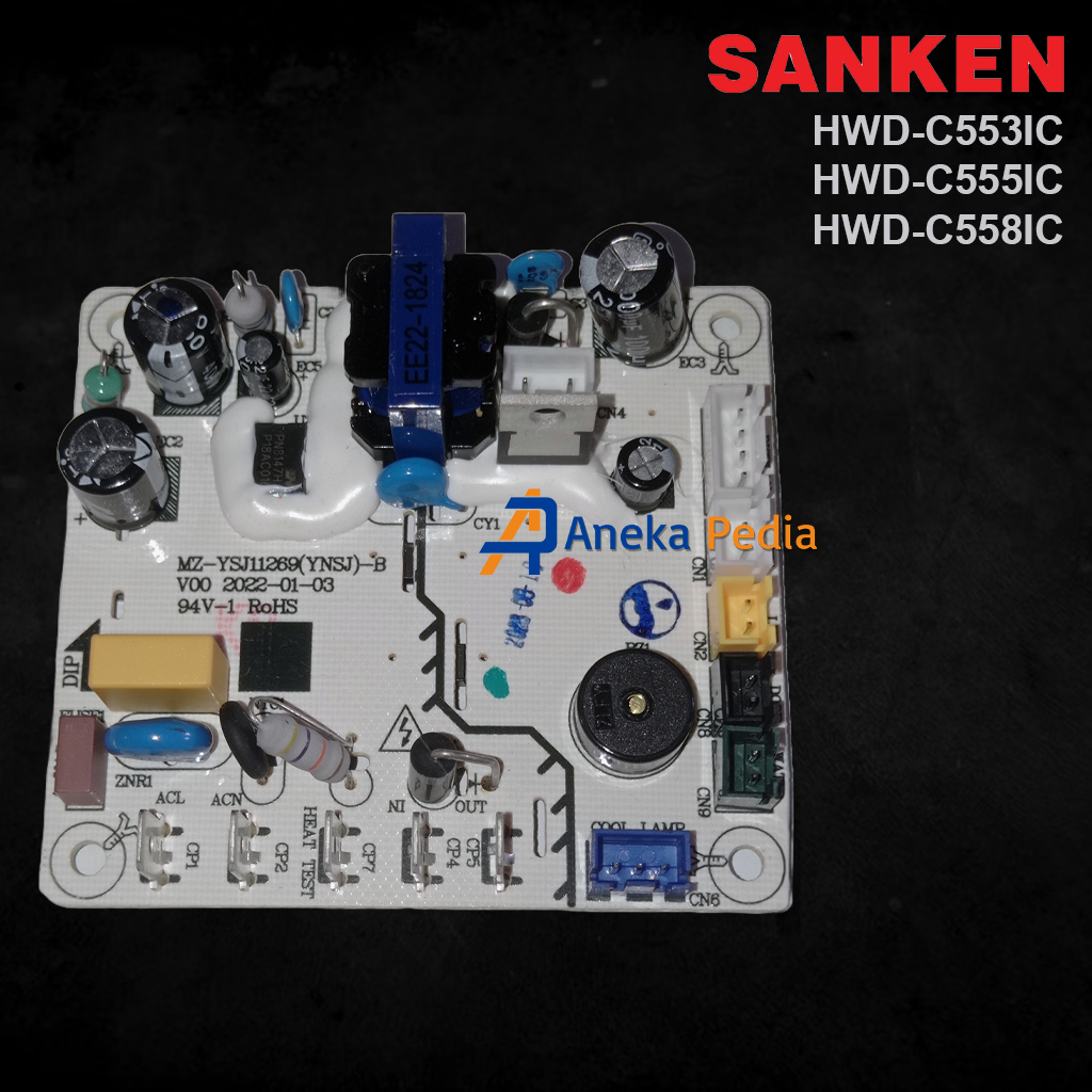 MODUL CONTROL ORI HWD C553IC C555IC C558IC PCB Kontrol Dispenser Galon Bawah Sanken HWD C553 C555 C5