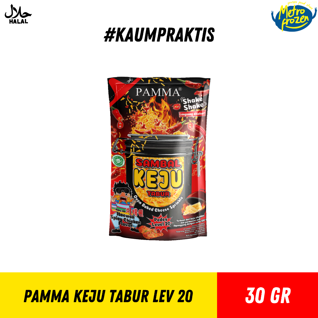 

PAMMA Sambal Keju Tabur Pedas Lvl 5 & 20