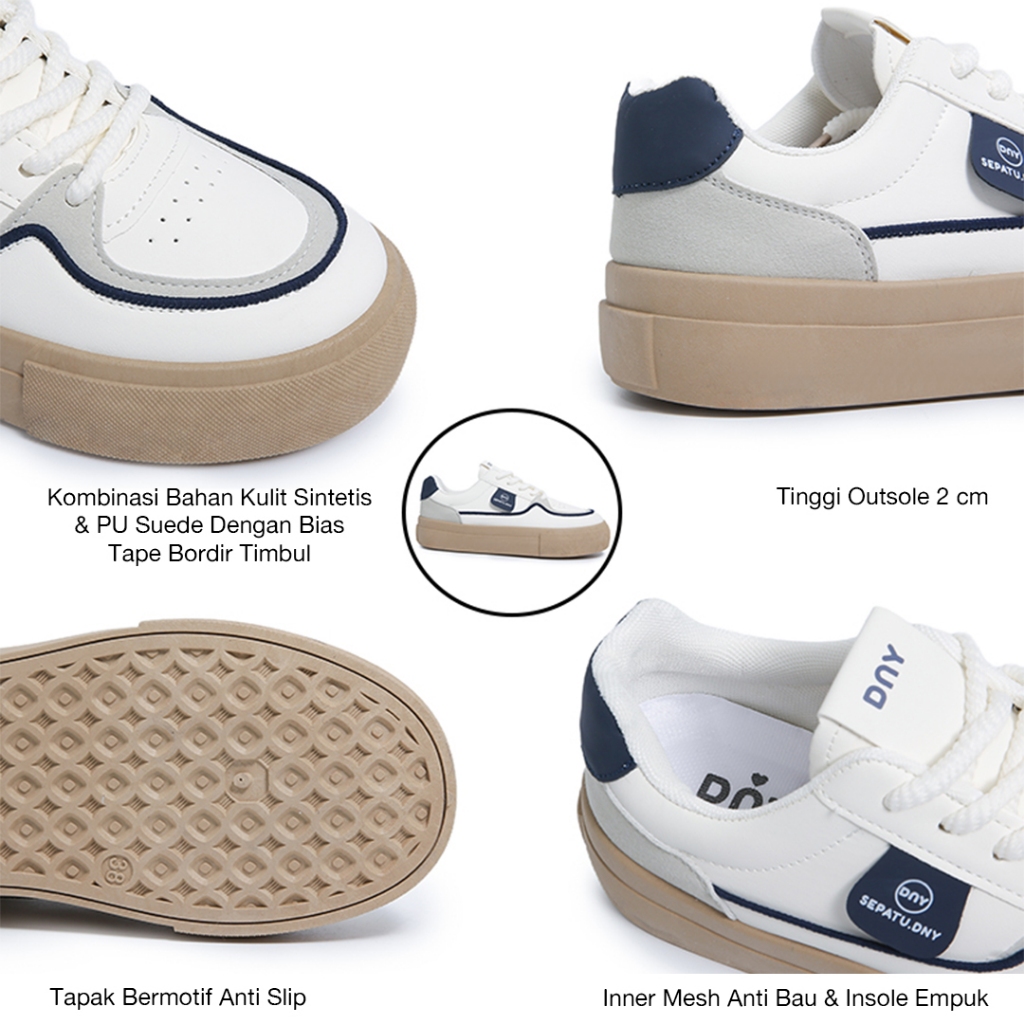 TERLARIS Sepatu DNY Sneakers Cewek Terbaru Sepatu Import Perempuan Sepatu Casual Wanita Trendy