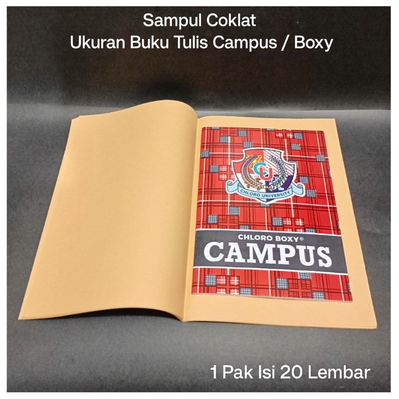 

1 Pak Sampul Coklat Buku Tulis Campus / Sidu Isi 20 Lembar