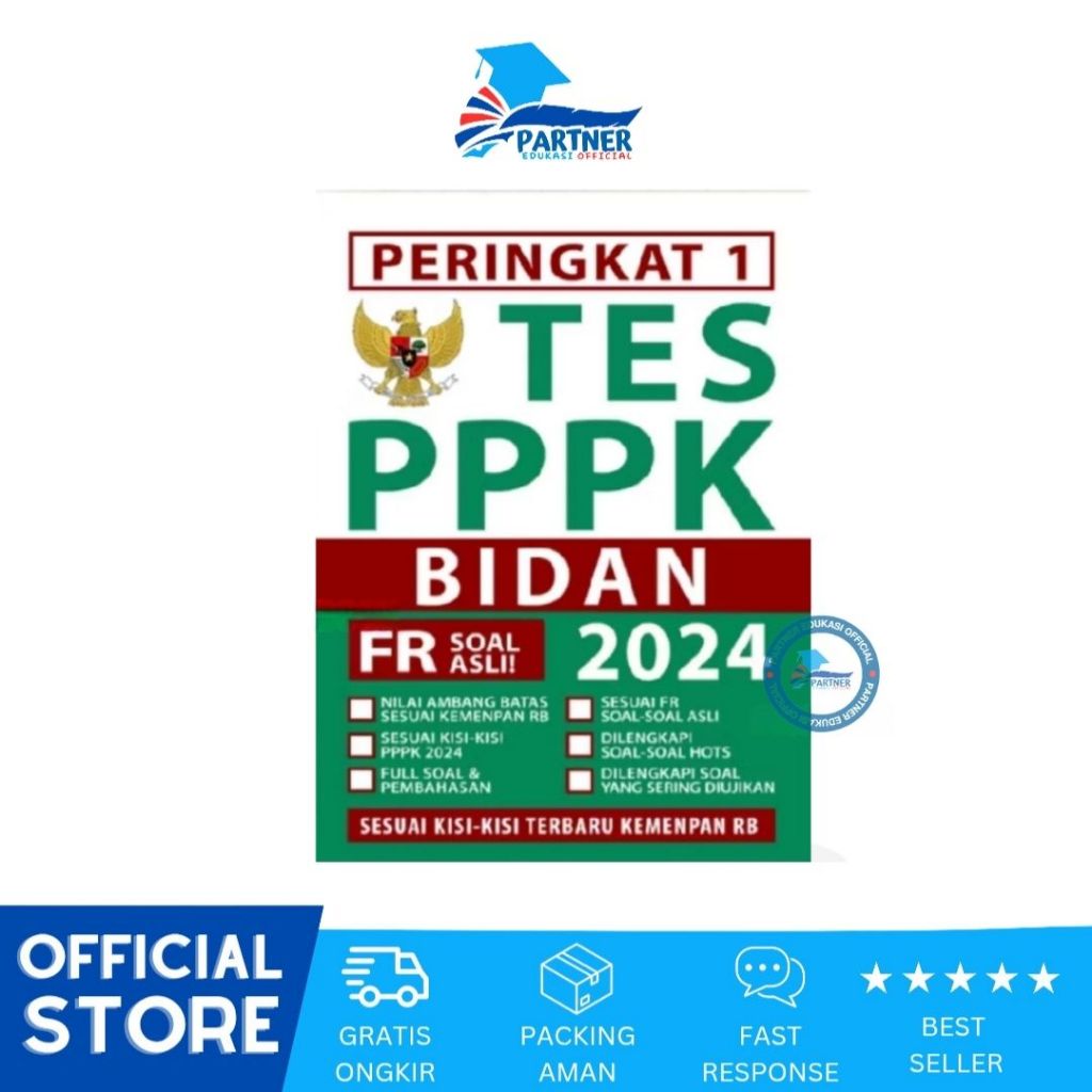 BUKU PERINGKAT 1 TES PPPK BIDAN 2024 - 2025 FR SOAL ASLI - BUKU PPPK BIDAN 2025