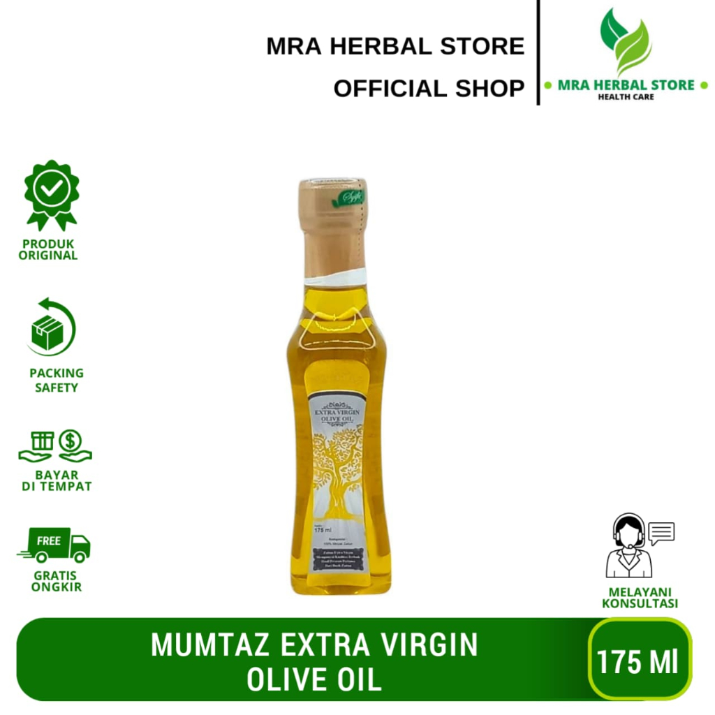 Zaitun Mumtaz 175 Ml | Minyak Zaitun Extra Virgin Olive Oil Original | Mumtaz 175 Ml