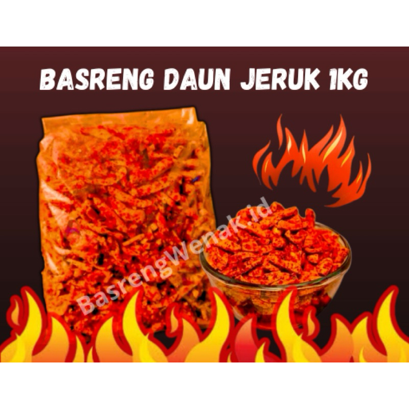 

Basreng bakso goreng viral pedas gurih daun jeruk 1kg