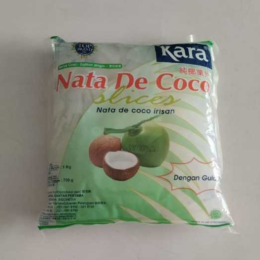 

Nata De Coco Slice Kara 1Kg Nata De Coco Irisan Halal BPOM