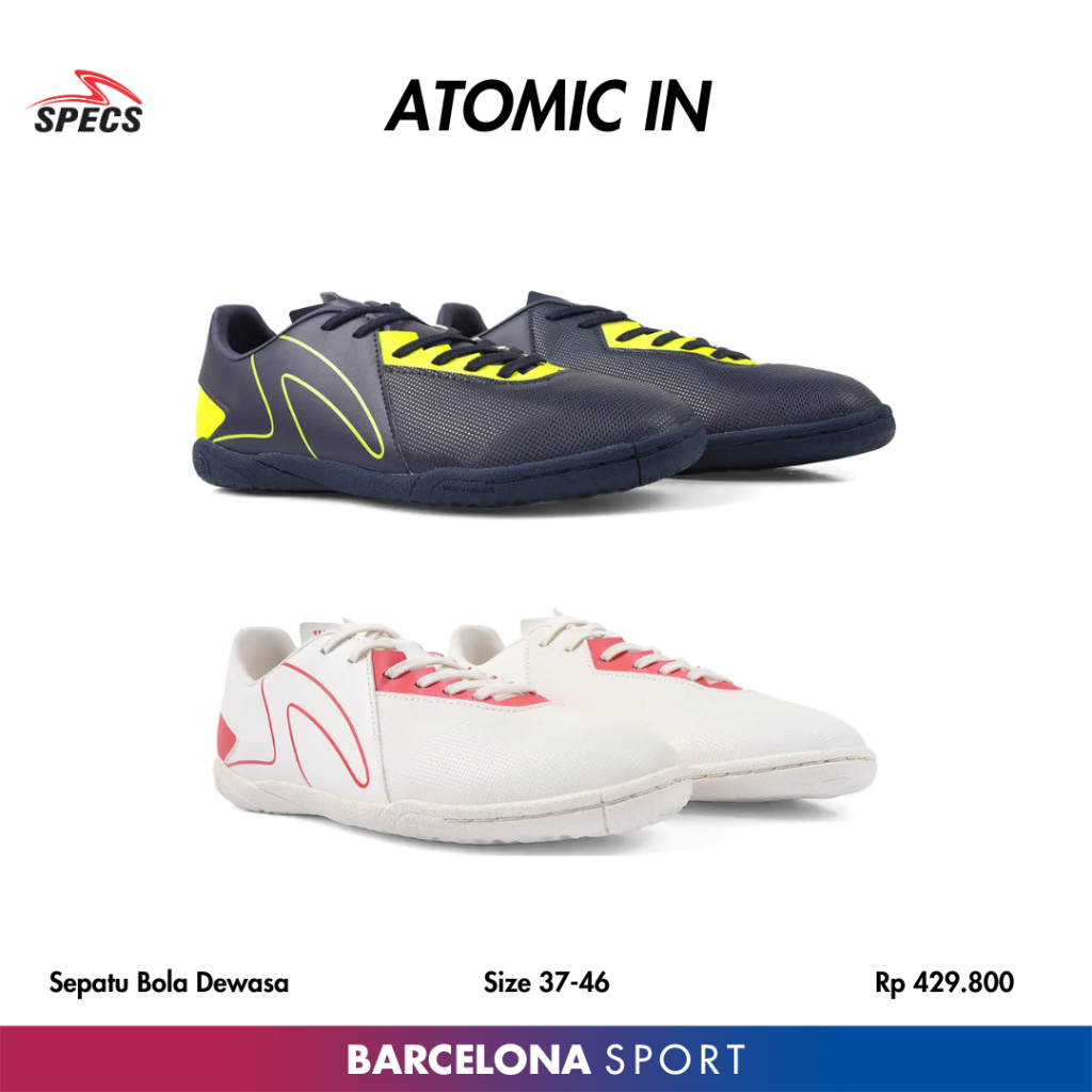 Specs Atomic IN - Sepatu futsal Dewasa Size 37-46
