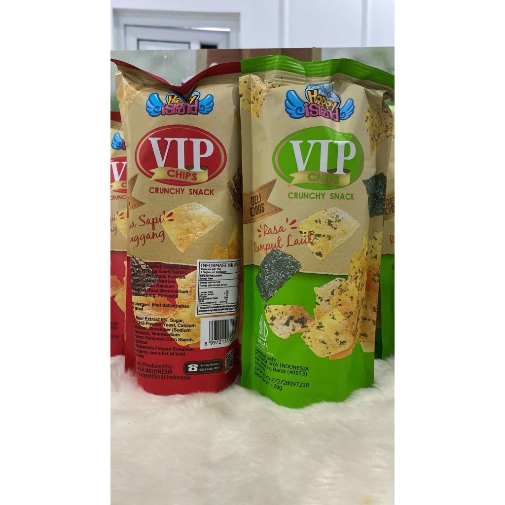 

HAPPY ISLAND VIP CHIPS CRUNCHY 1PCS @28g