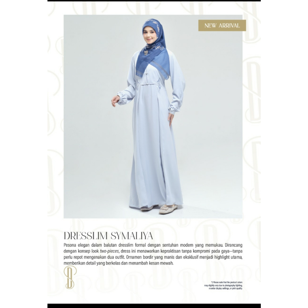 gamis wanita Dresslim Symaliya rabbani original new 2025