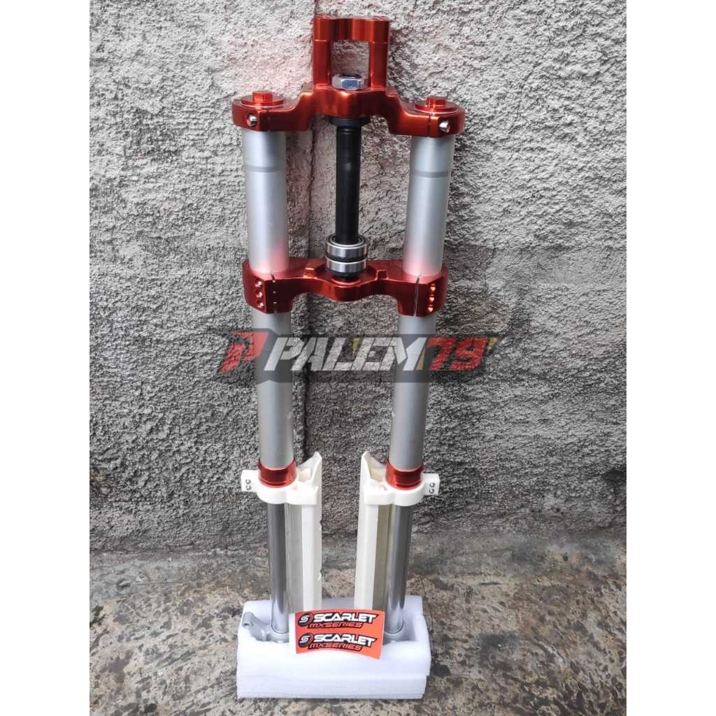 USD YZ 85 Replika - Shock Depan YZ85 - Merk Scarlet Pnp KLX