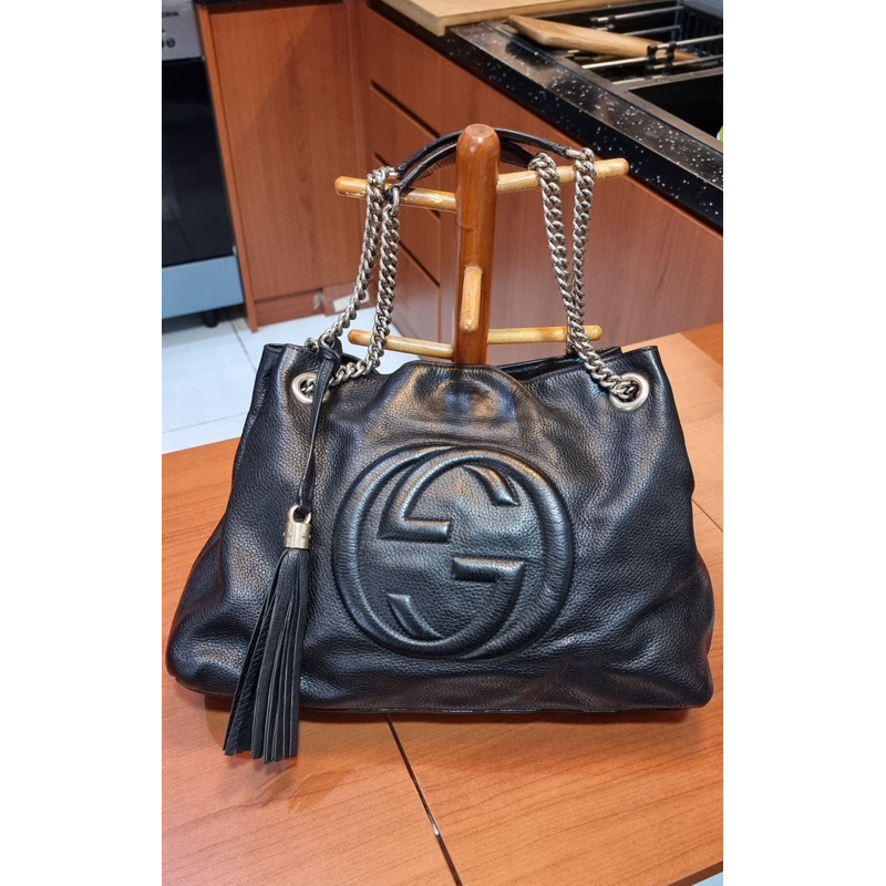 preloved gucci tote soho