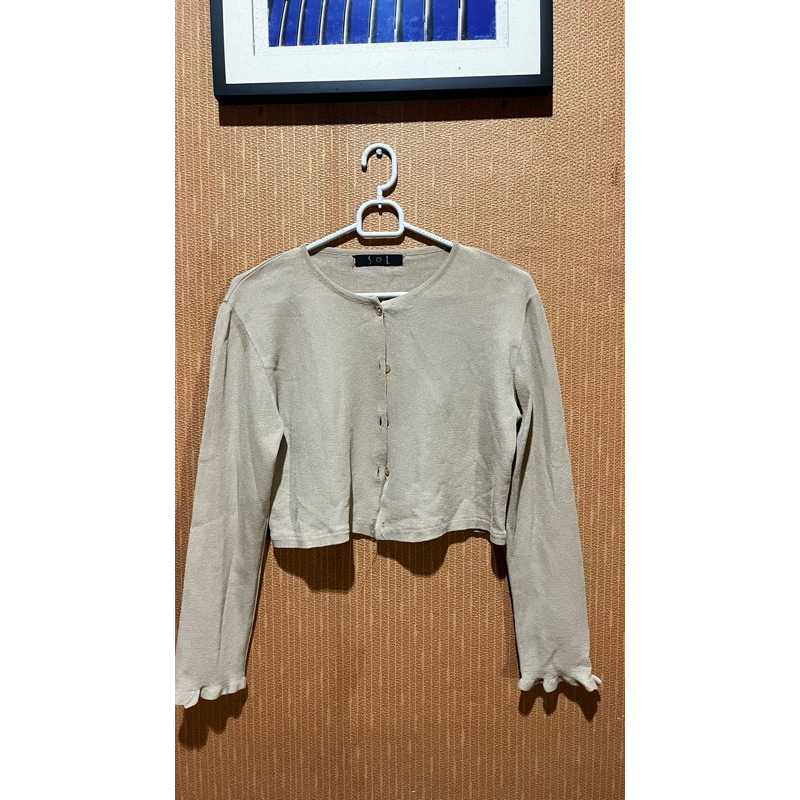 preloved//Cardigan Crop