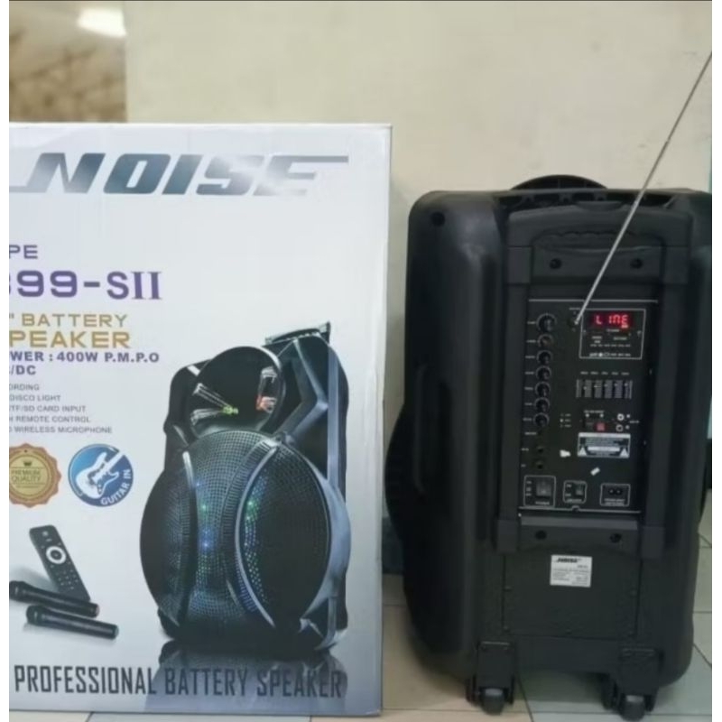 SPEAKER BLUETOTH PORTABLE 18INCH NOISE 899SII