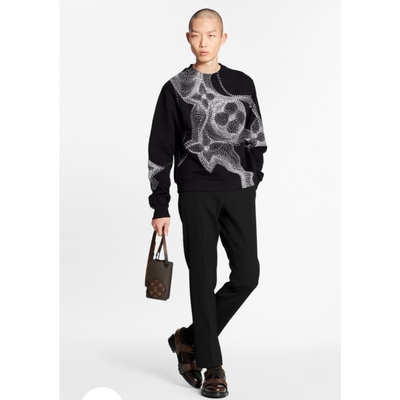 Louis Vuitton Floral Print Crewneck