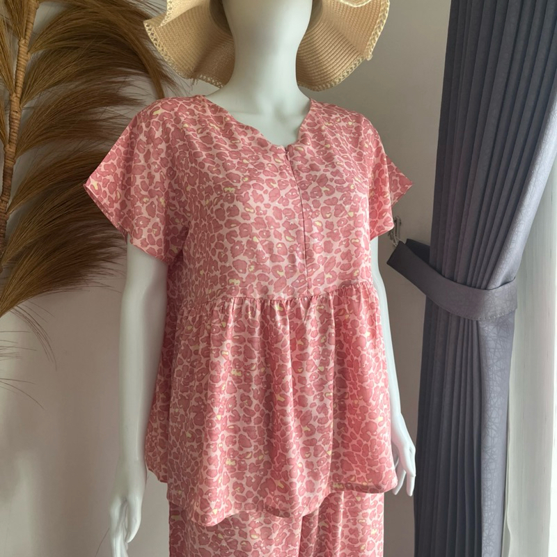 Clarissa One Set Setelan Baby Doll Dewasa LD 110cm