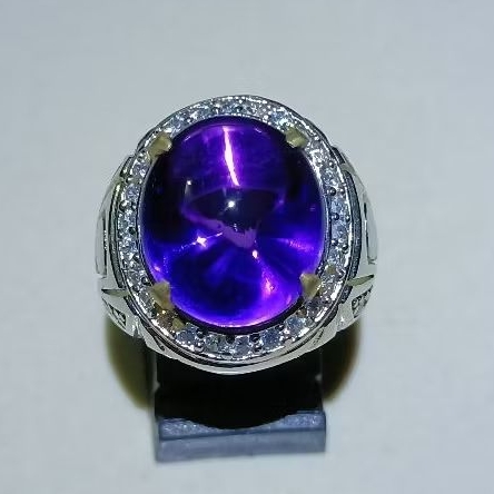 batu kecubung/ amethys plus memo ajibb