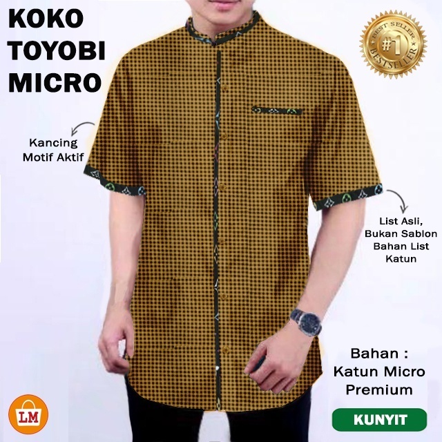 BAZAR 3 - NEW 2025 BAJU KOKO KEMEJA KOTAK JUMBO KATUN TOYOBO PREMIUM LENGAN TANGAN PENDEK TERBARU LE