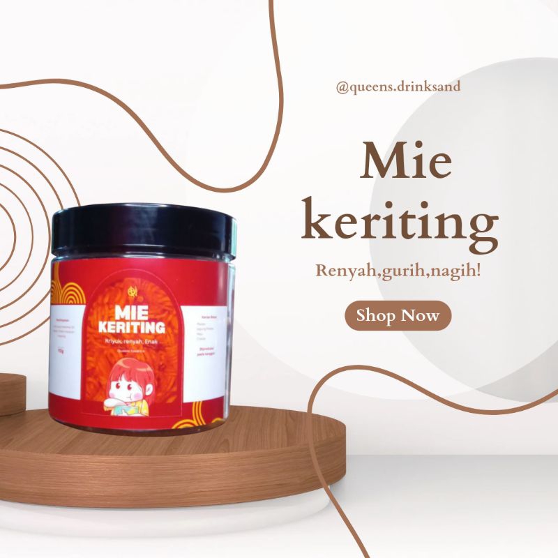 

MIE GULUNG/MIE KERITING GURIH RENYAH 140GRM