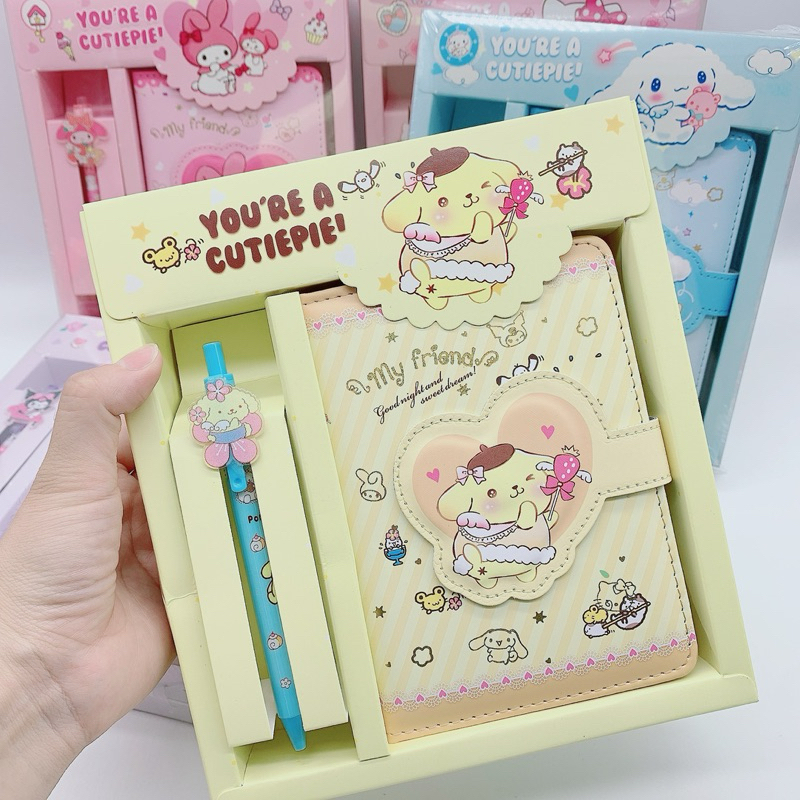 

Buku dan pen set notebook jurnal diary ATK025 kuromi cinnamoroll melody