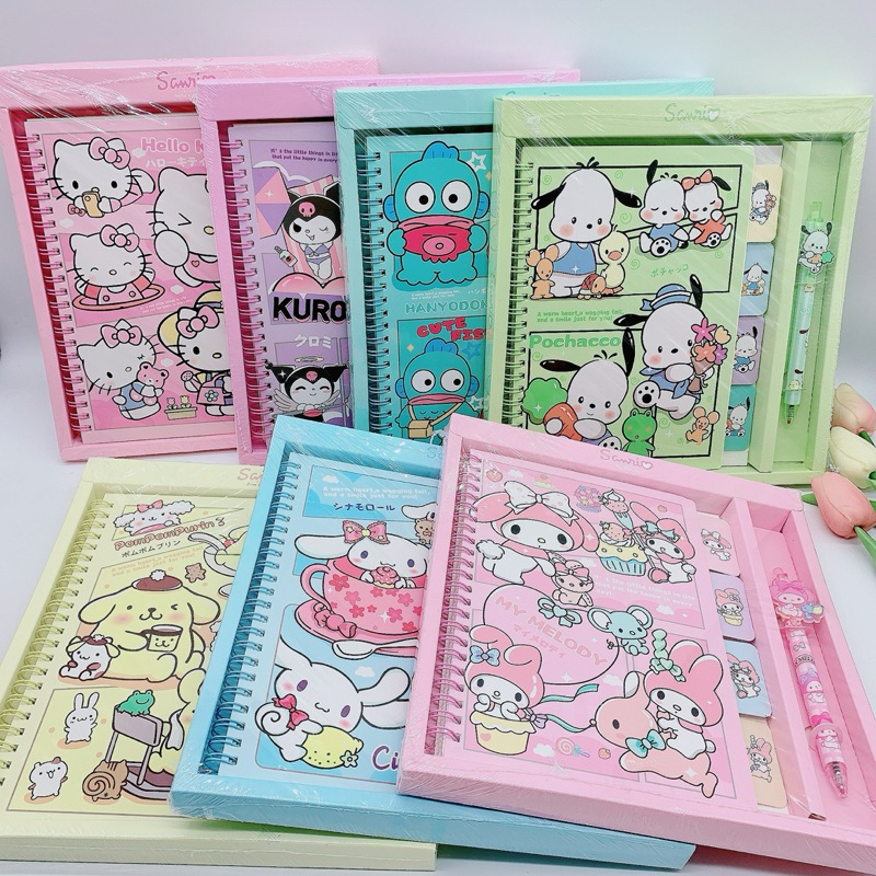 

Buku pen set ATK019 notebook stationary alat tulis karakter kuromi melody cinnamoroll