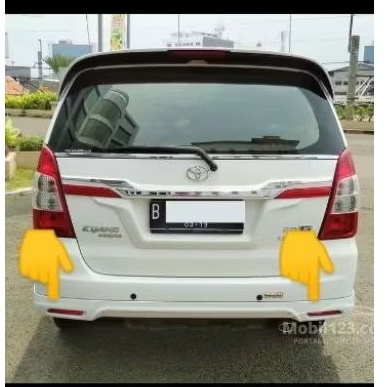 Bodykit Spoiler bumper bemper belakang Innova luxury original