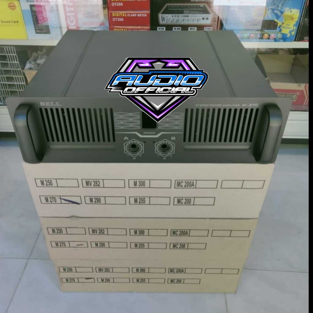 Box Power Amplifier BELL M270 M290 Bahan Tebal