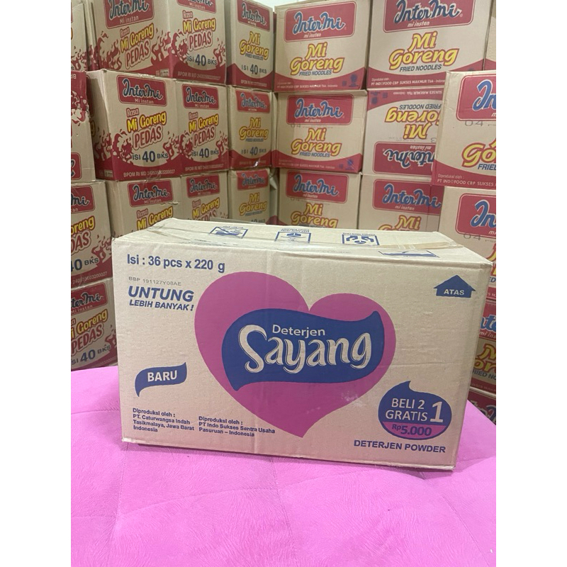 [ 1 Dus ] Detergent sayang isi 36Pcs