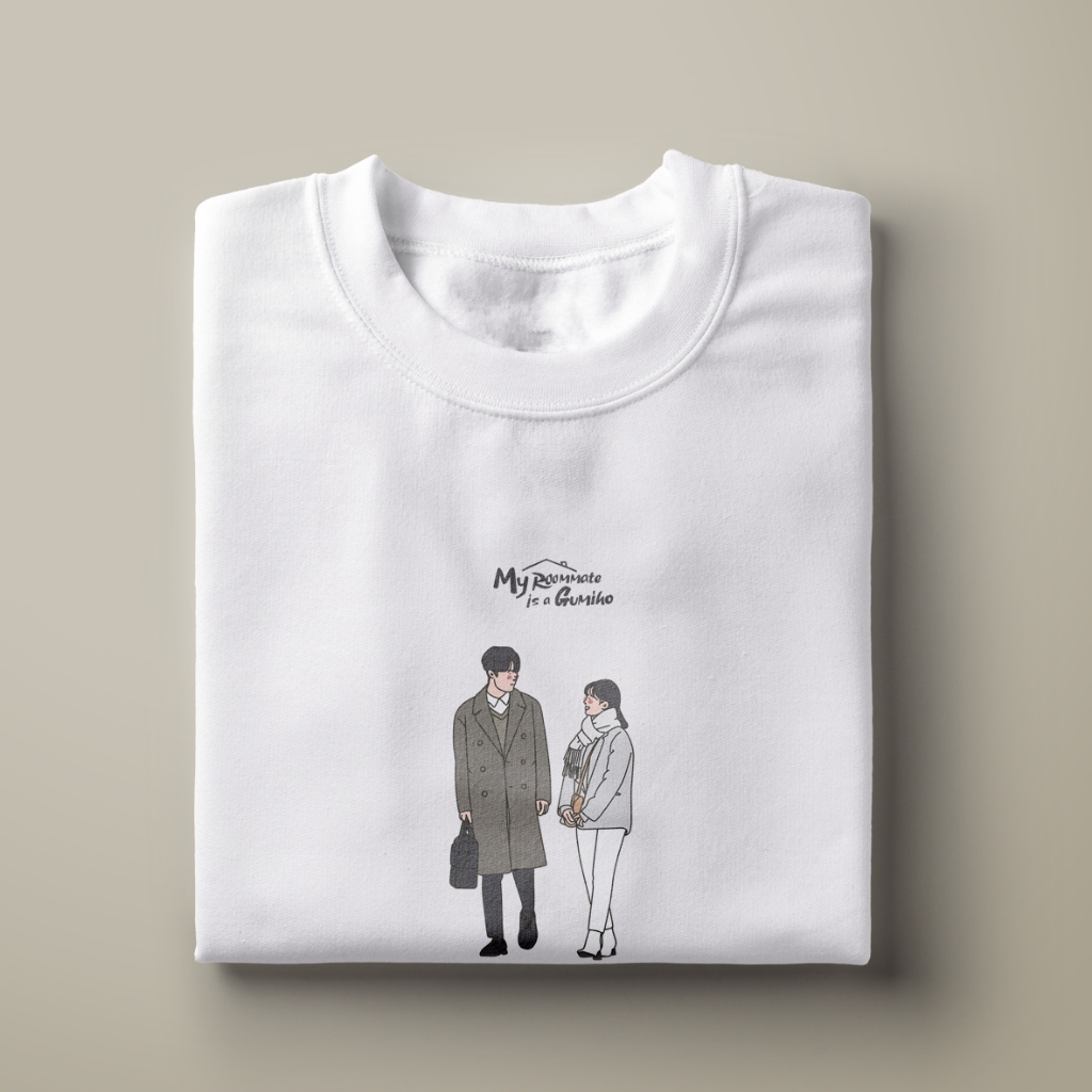 KAOS KDRAMA My Roommate Is a Gumiho KOREAN DRAMA T-SHIRT KOREAN DRAMA KDRAMA MERCHANDISE KAOS DRAMA 