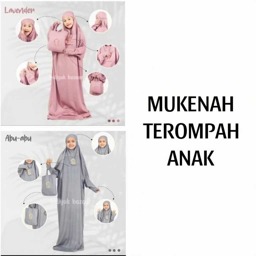SETELAN MUKENAH ANAK POLOS
