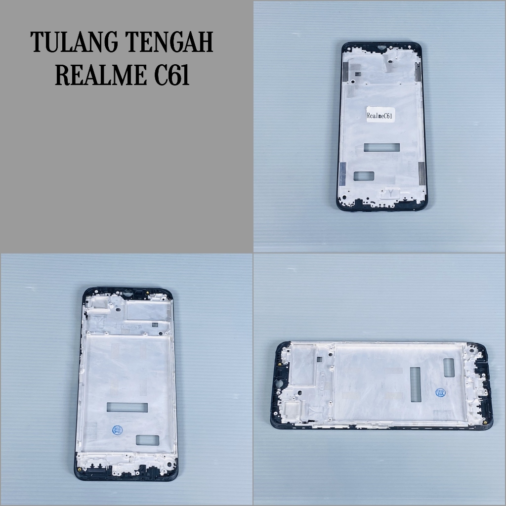 Tulang Tengah Realme C61 Realme C63 Realme C65 Tulang Tatakan Lcd Tatakan Frame