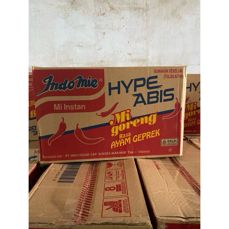 

INDOMIE GORENG RASA AYAM GEPREK Isi 40pcs