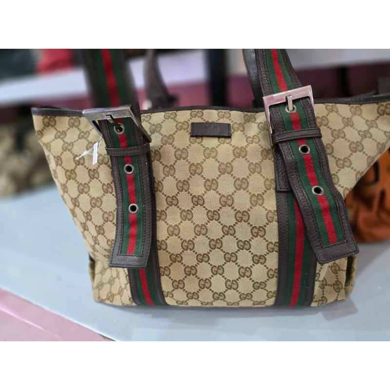 Gucci mirror tote bag