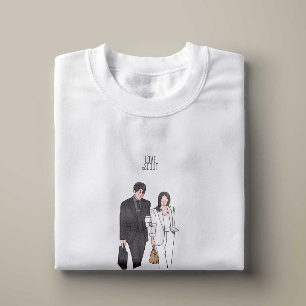 KAOS KDRAMA LOVE SCOUT KOREAN DRAMA T-SHIRT KOREAN DRAMA KDRAMA MERCHANDISE KAOS DRAMA KOREA
