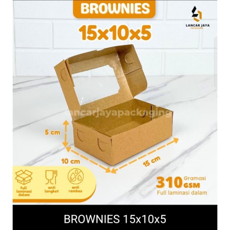 

Kotak Box Brownies Kue Box BINGKISAN Kue Brownies Hamper Bento Makanan Acara Idul Fitrii Lebaran