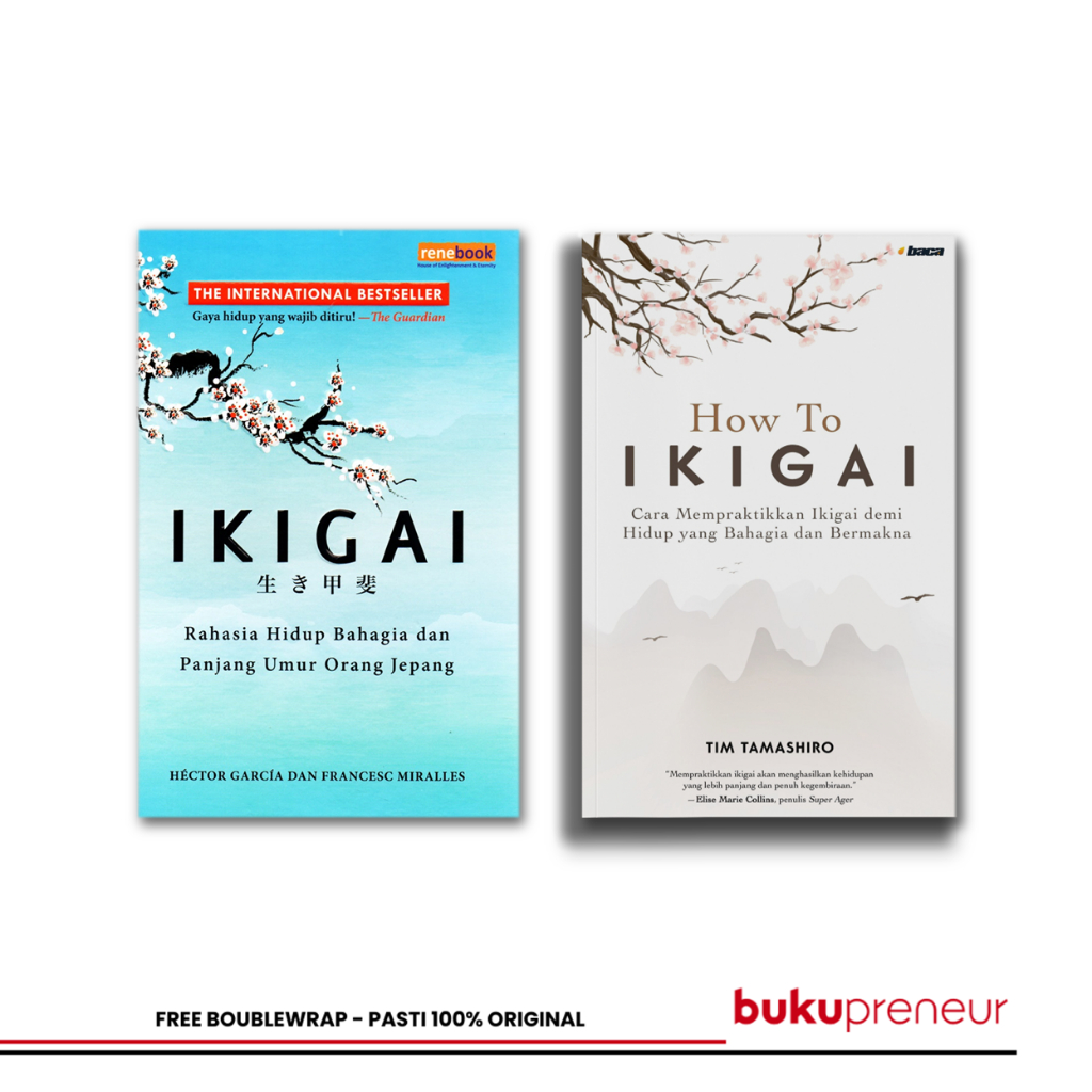 Bukupreneur - Paket Buku Ikigai + How To Ikigai