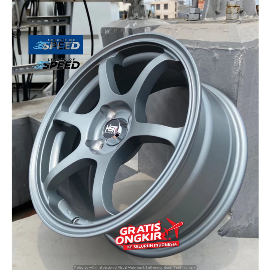 VELG RACING STD BRIO JAZZ CALYA SIGRA MOBILIO R16 MODEL MISAKI HSR R16X7 H4X100 ET40 SMG ORIGINAL HS