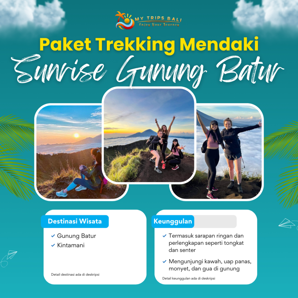 Paket Trekking Mendaki Gunung Batur Sunrise Spektakuler & Jelajah Alam Bali