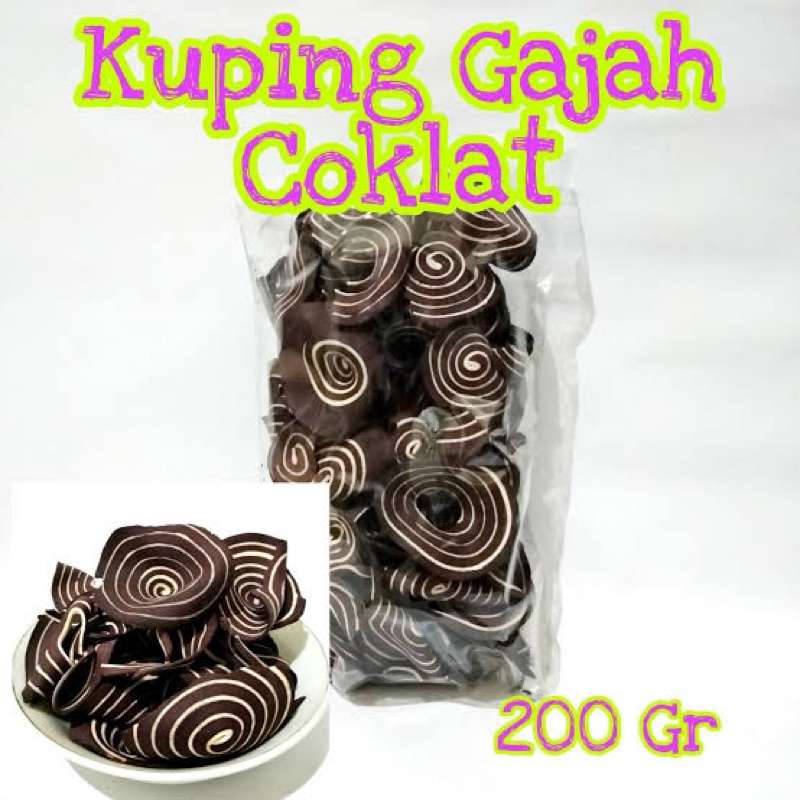 

Cemilan Kuping Gajah / Coklat