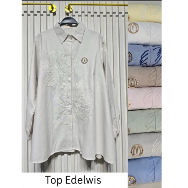 Top edelwis winody/update fashion terbaru winody/atasan wanita kekinian