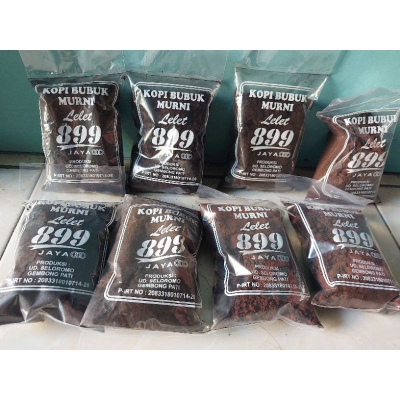 

(COD) KOPI LELET 899 | KOPI ROBUSTA GEMBOMG PATI | 200 GRAM (Grosir)