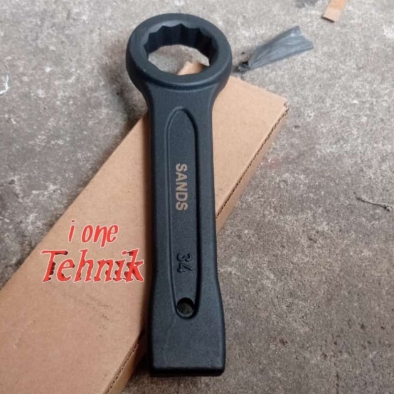 Kunci ring pukul 23 24 27 30 31 32 33 34 mm kunci ketok sands