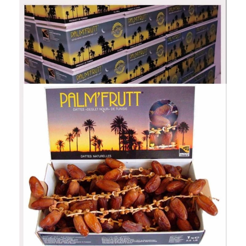 

kurma palm fruit 1box isi 12pcs(kemasan 500grm)