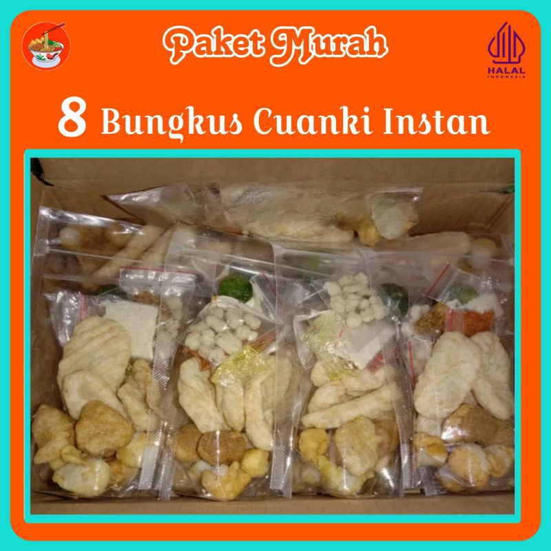 

(PAKET MURAH) 8 Bungkus cuanki Instan