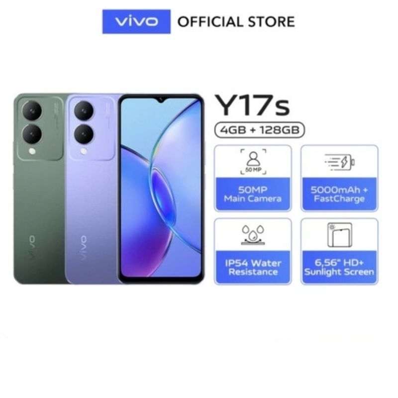 Hp VIVO Y17s Ram 4/64GB | 4/128GB | 6/128 - Garansi Resmi Indonesia
