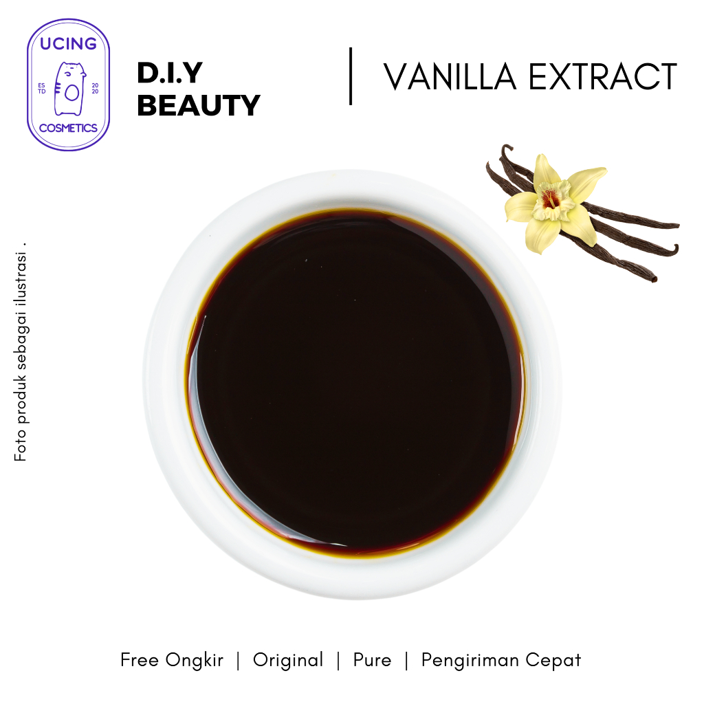 Vanilla Extract Cosmetic Grade Ekstrak Vanili Vanila 100 ml