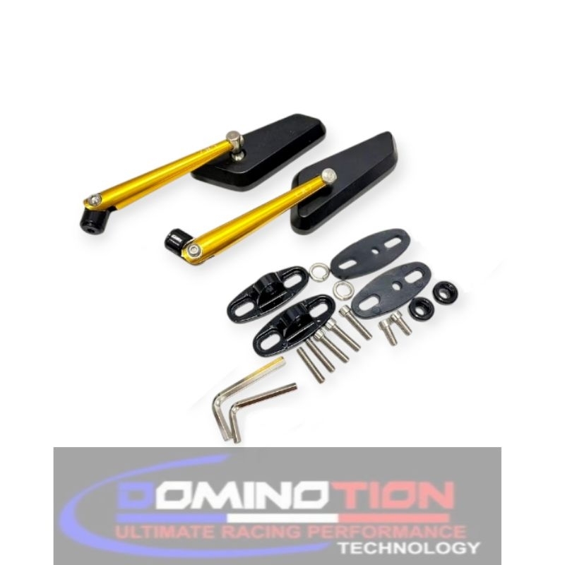 Spion circuit motor sport Ninja CBR150 R15 Gsx  Minerva tangkai gold