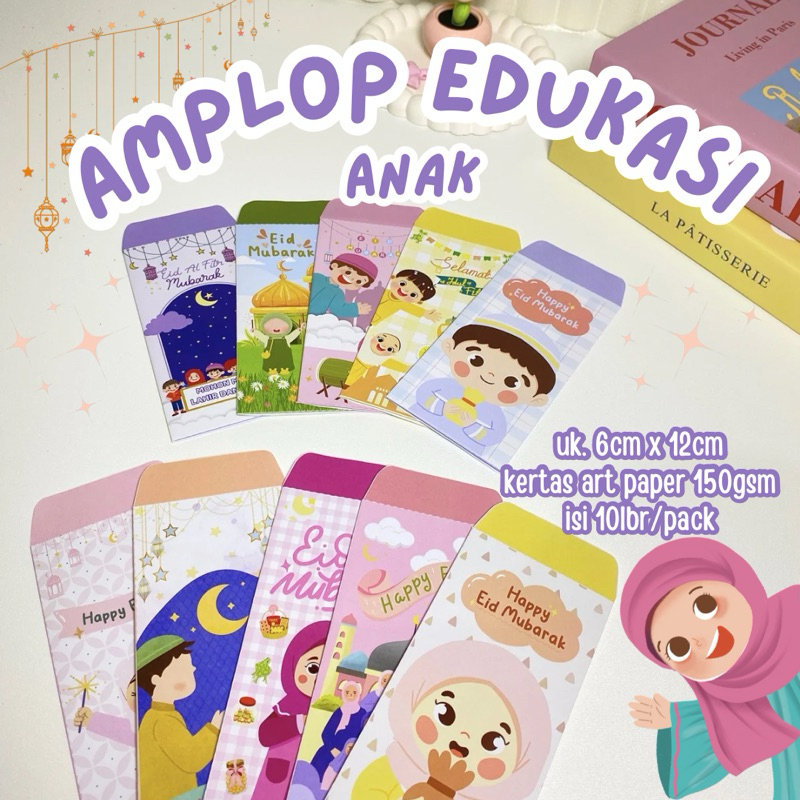 

PO Amplop edukasi anak custom NAMA