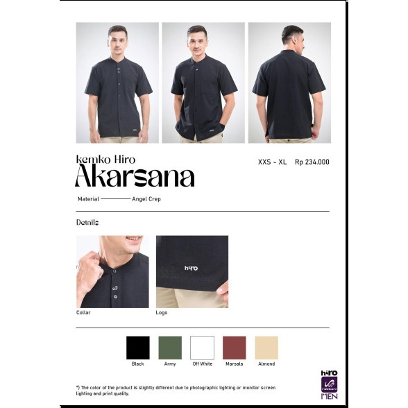 Kemko Hiro Akarsana Koko Pria rabbani original new 2025