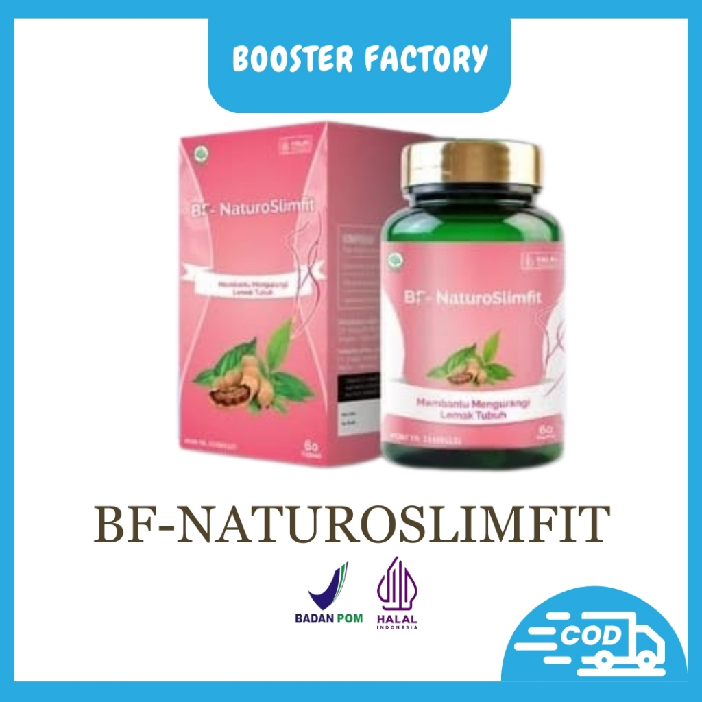 BOOSTER FACTORY Naturo Slim Fit Obat Pelangsing Herbal Original 100% Alami
