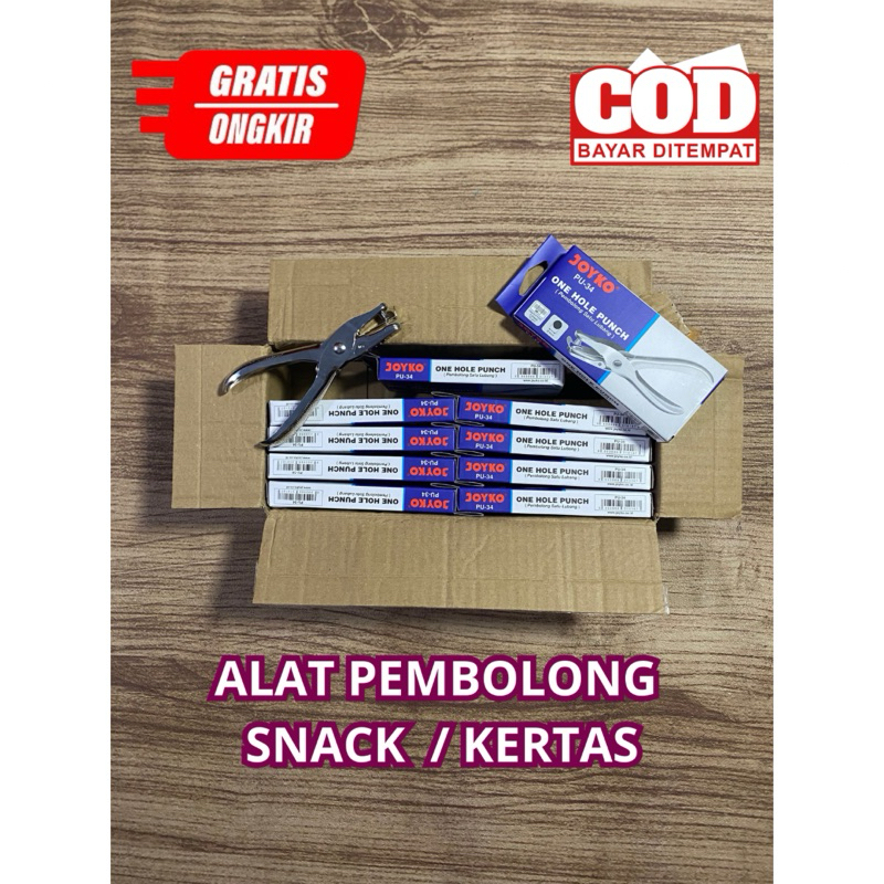PEMBOLONG KERTAS SATU LUBANG / PEMBOLONG KERTAS / ALAT PEMBOLONG SNACK