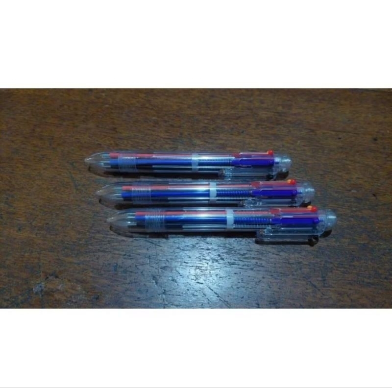 

[BOX ISI 12] PULPEN 6 WARNA TR 6 IN 1 0.5 MM / PULPEN CETEK / BALLPOINT / BOLPEN / PENA