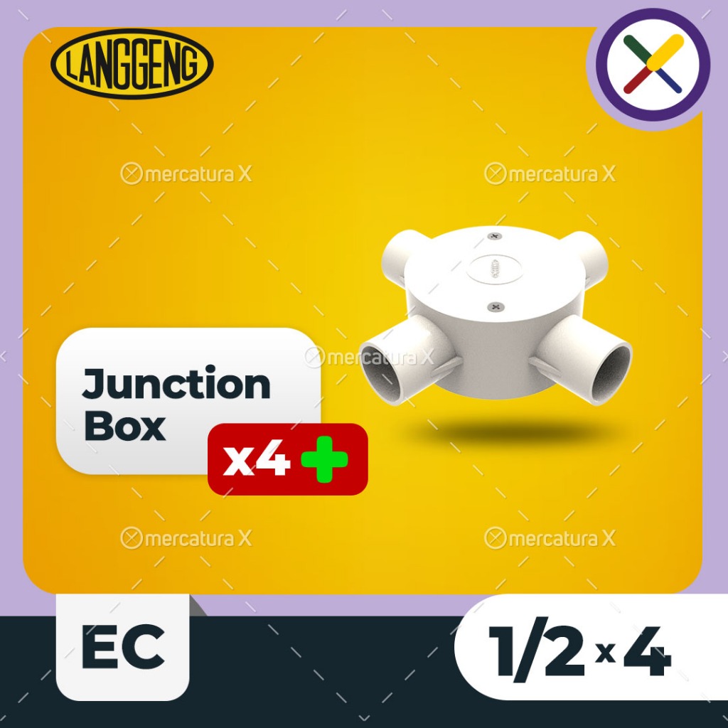 Junction Box 1/2"x4 - Conduit Sambungan Listrik
